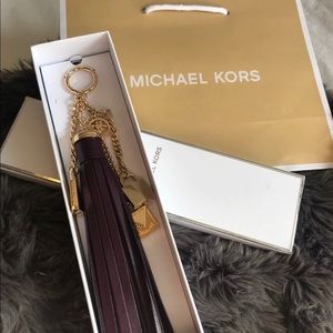 NWT Micheal Kors Tassel Keychain